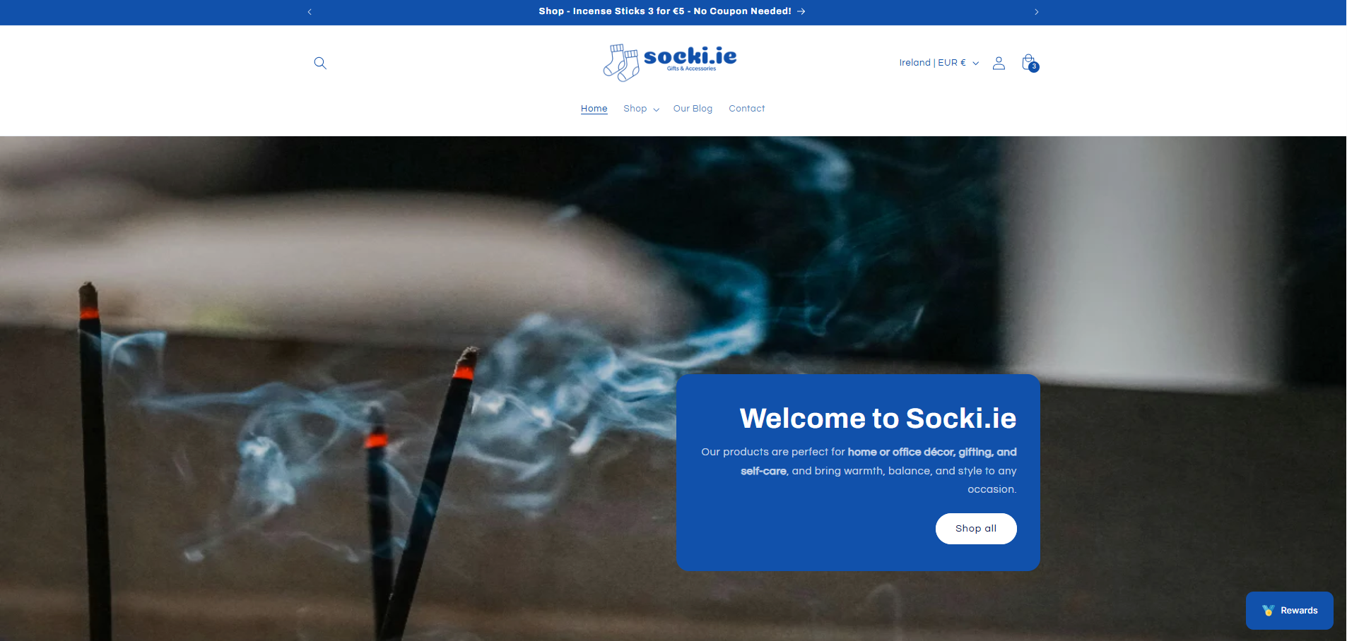 Screenshot of Socki.ie